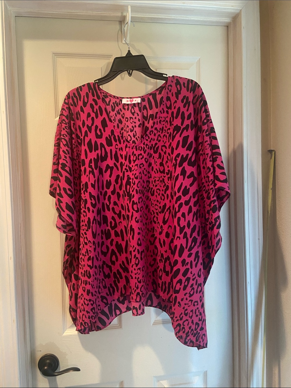 Buddy Love Hot Pink and Black Leopard Tunic